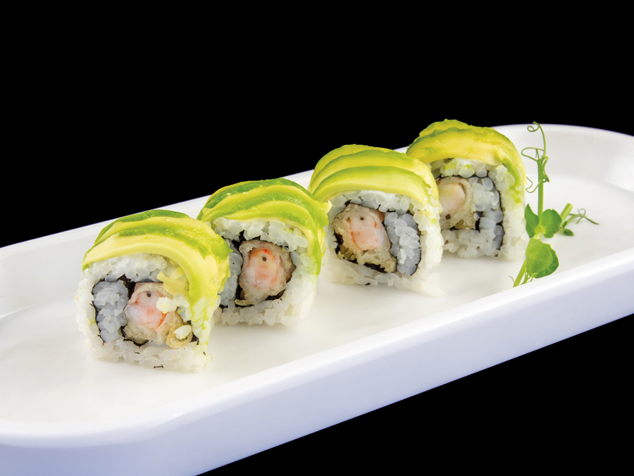 Uramaki-drago-roll